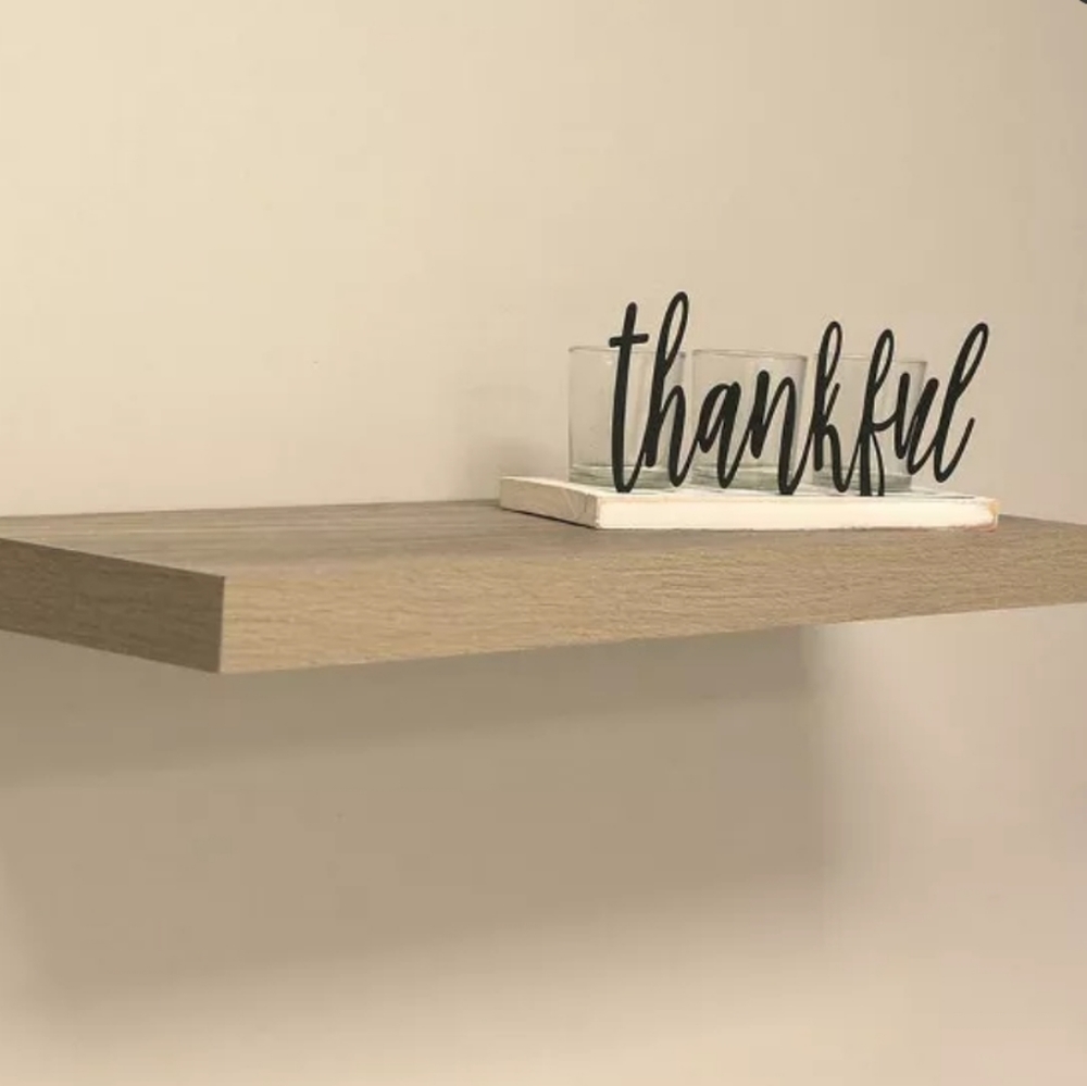 Floating shelf Grey wash